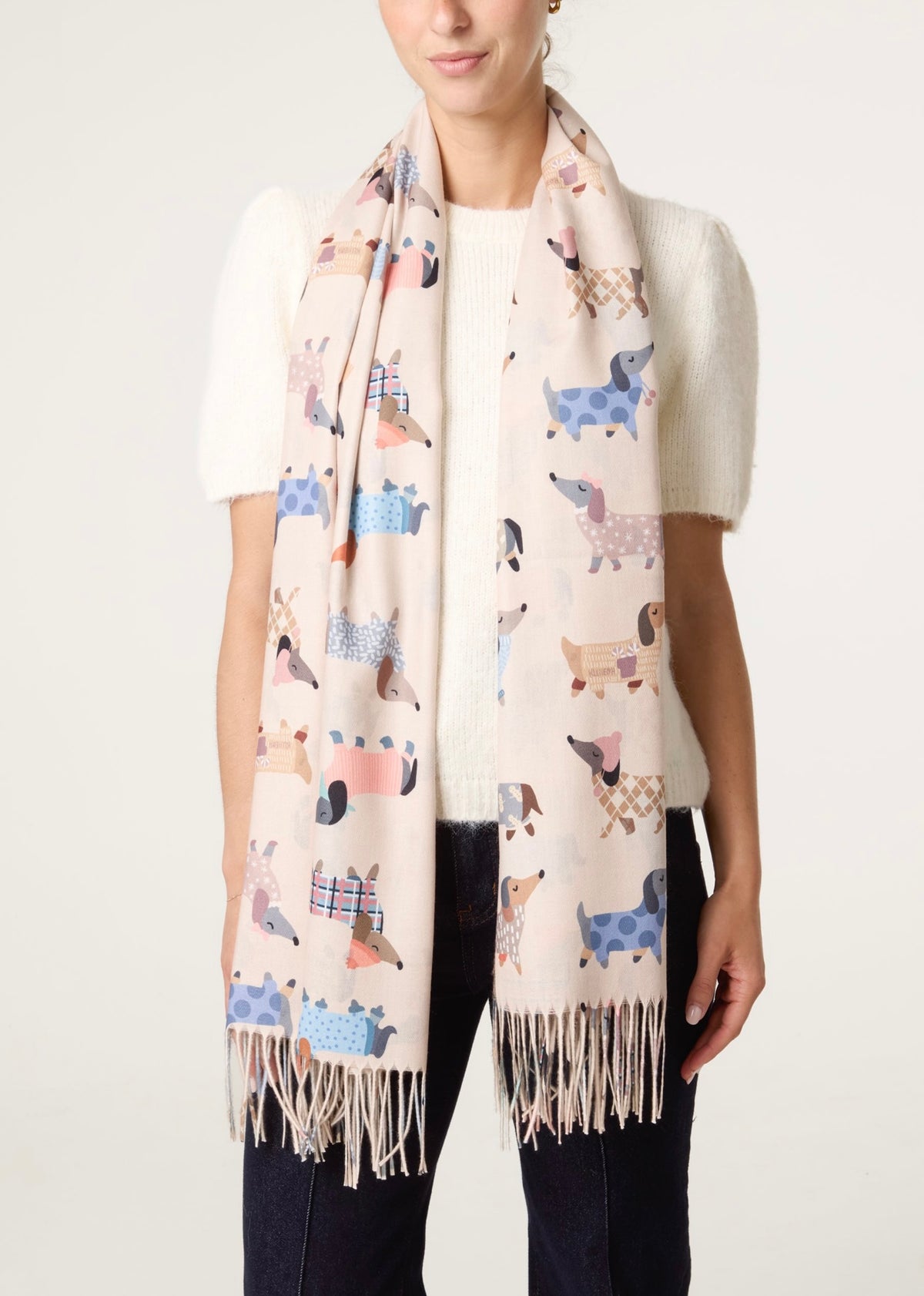 Sausage dog scarf