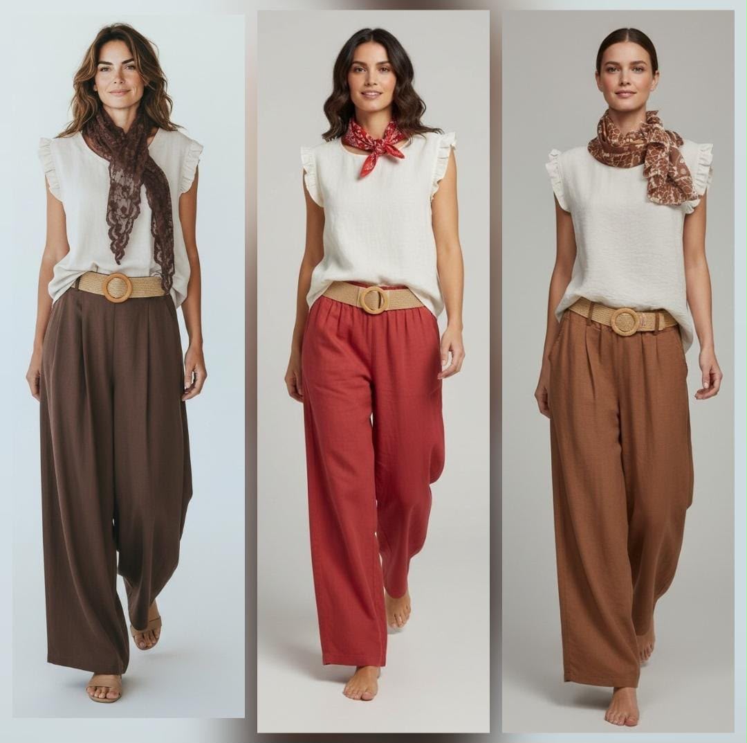The Nessa wide leg trousers