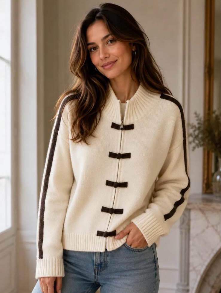 Chunky knit cardigan