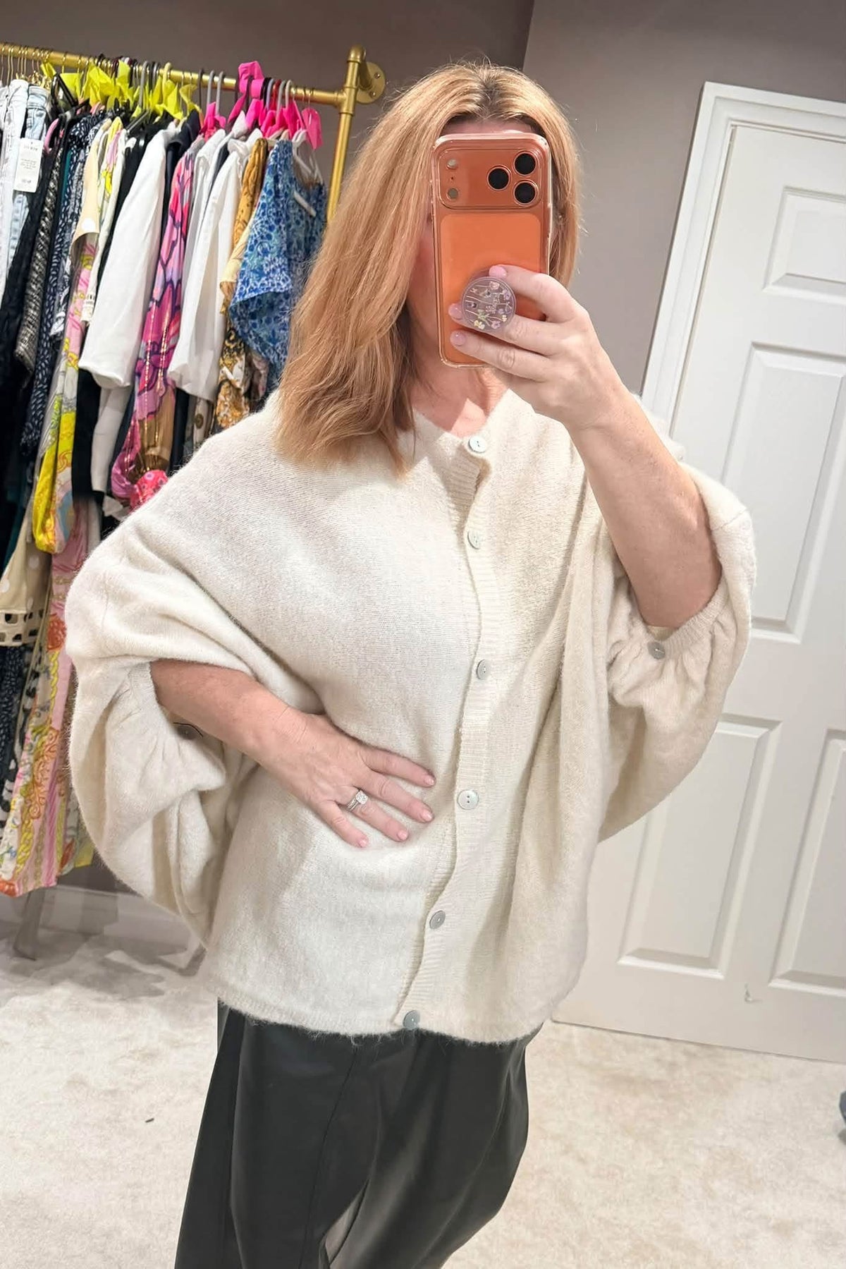 The slouch cardigan