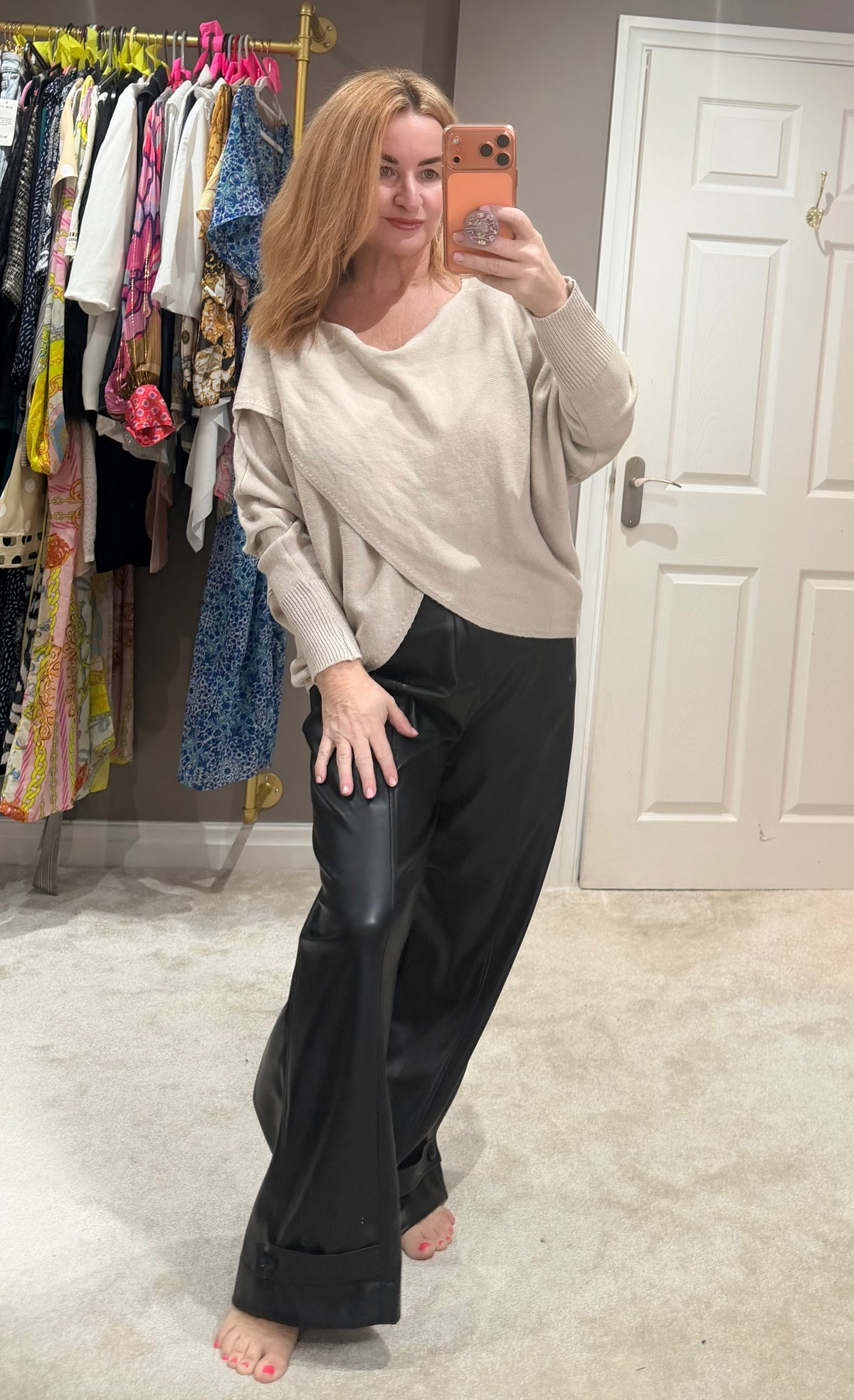Obsession cross over knit jumper