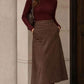 Suedette skirt