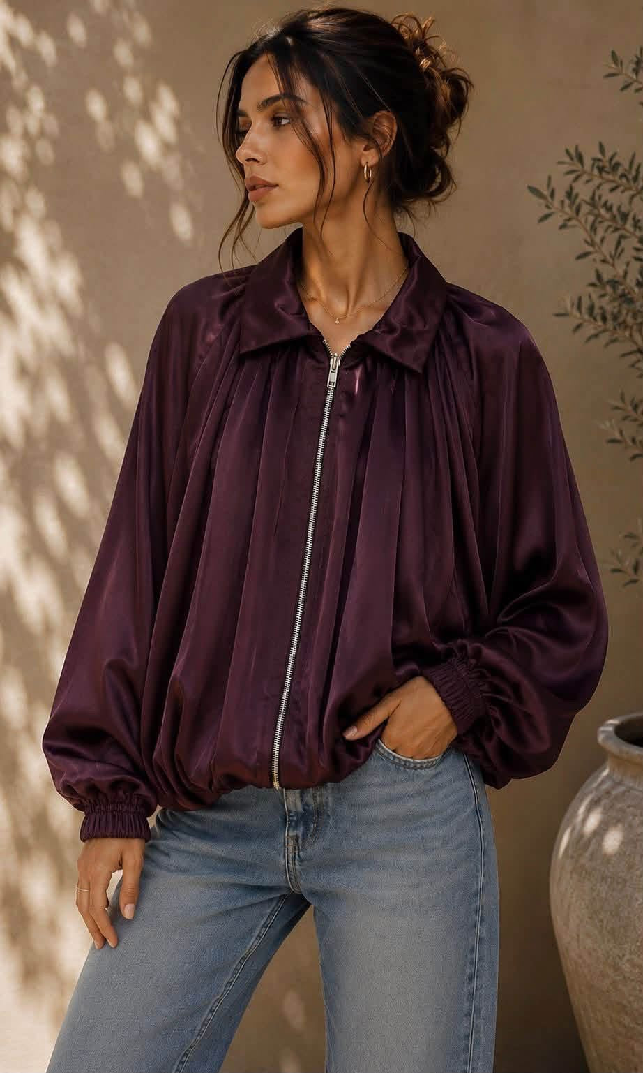 The Louis silky jacket