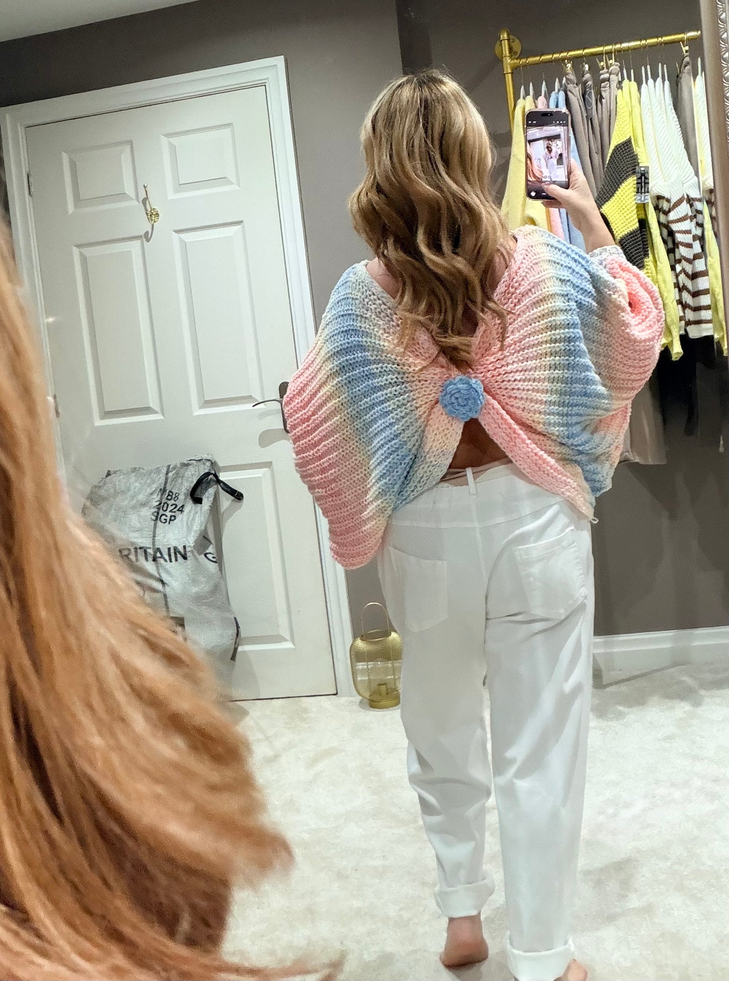 Satin belt magic trousers