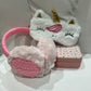 Faux ear muff set