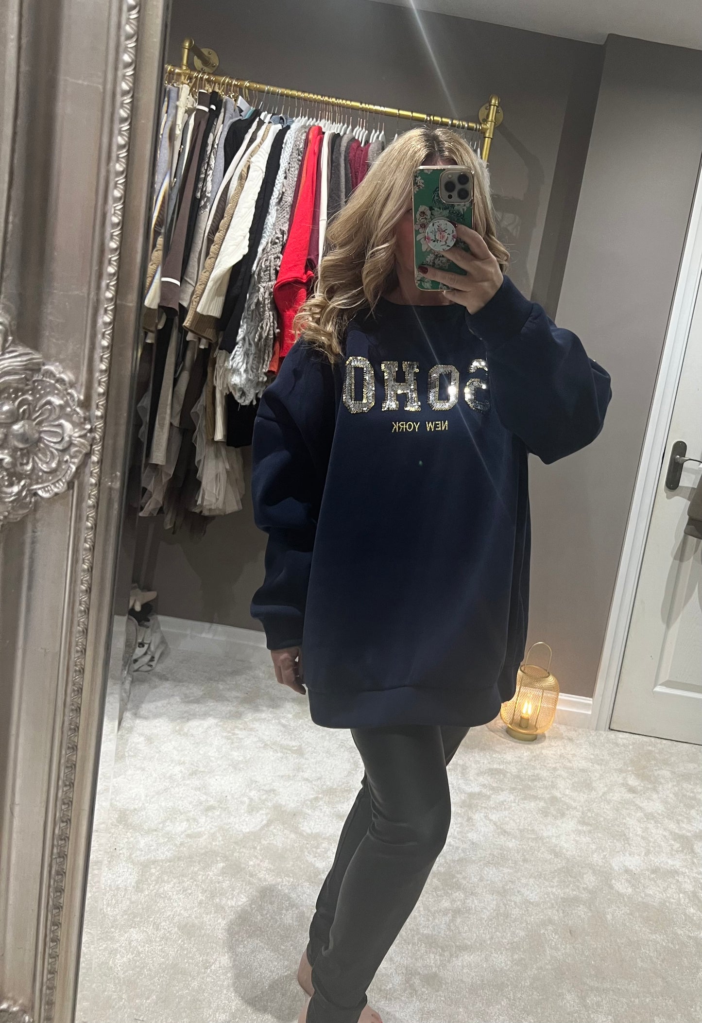 The Sequin Soho sweatshirt