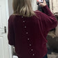 Pearl button jumper