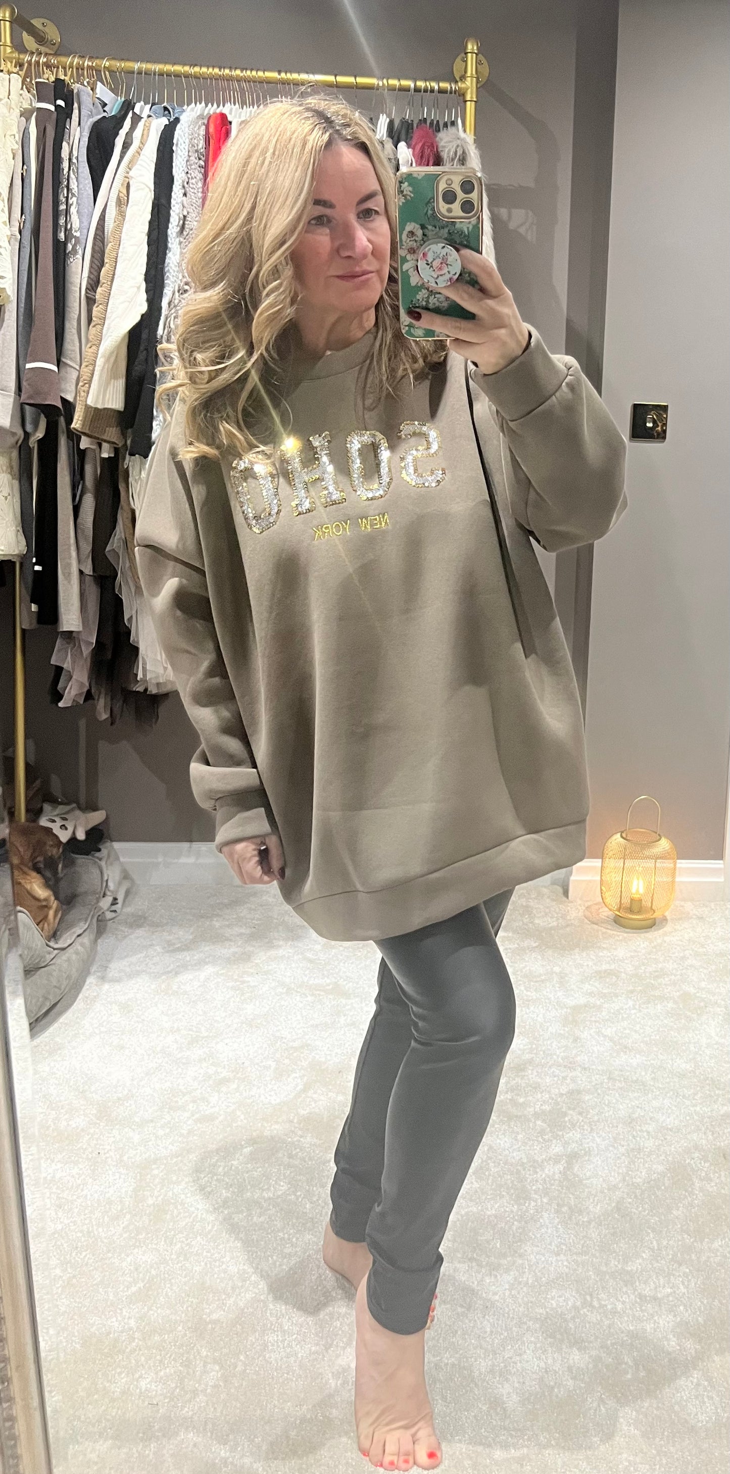 The Sequin Soho sweatshirt