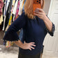 Pearl sleeve top