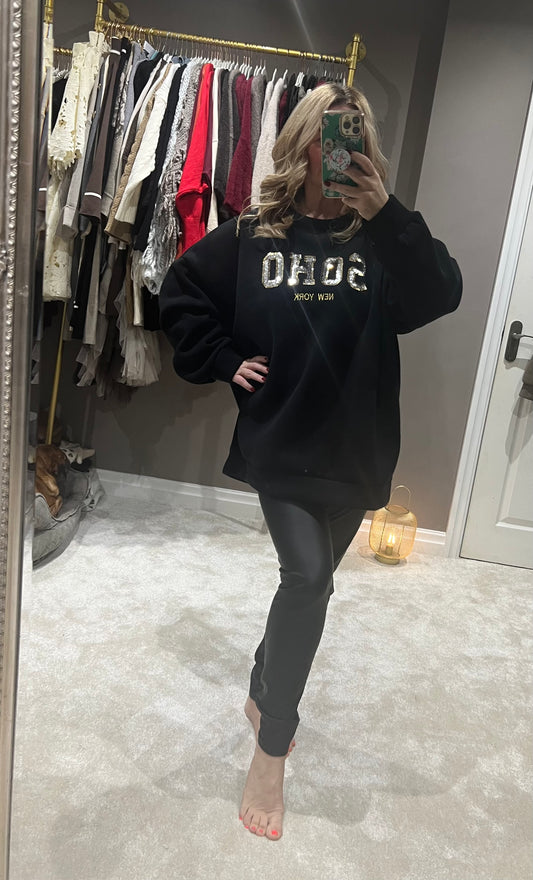The Sequin Soho sweatshirt
