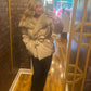 Satin feel wrap jacket