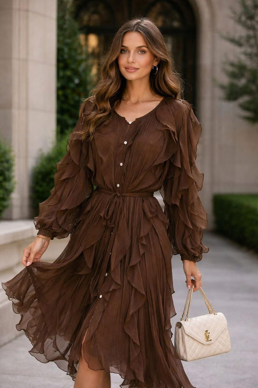 The Romantica ruffle dress
