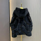 The Carrie sequin faux fur coat