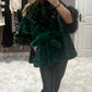 The Elpheba Green faux fur coat