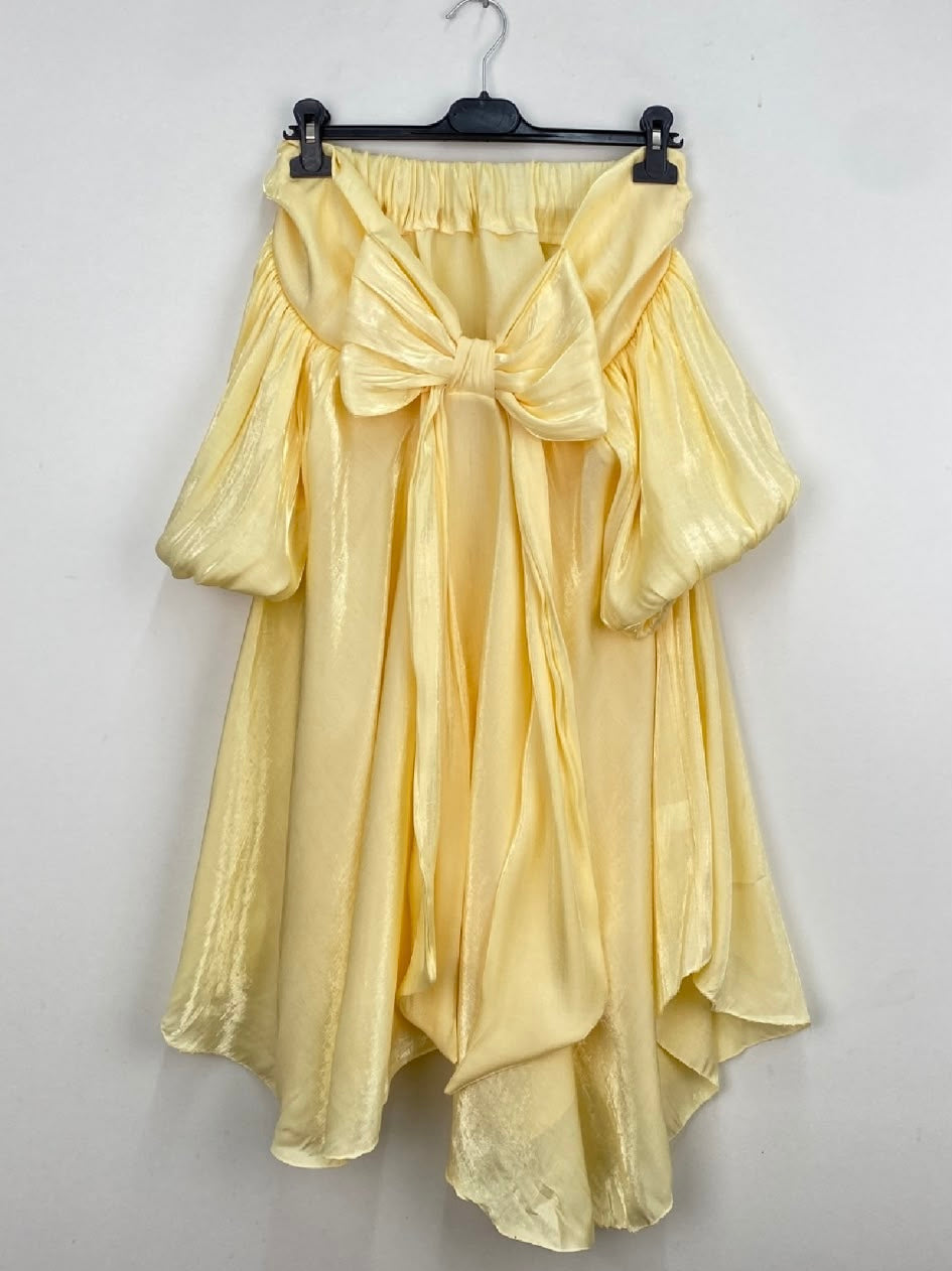 The Bow Bardot dress