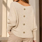 The Malissa gold button back jumper
