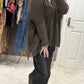 Taupe v neck jumper