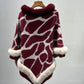 The Esme print poncho