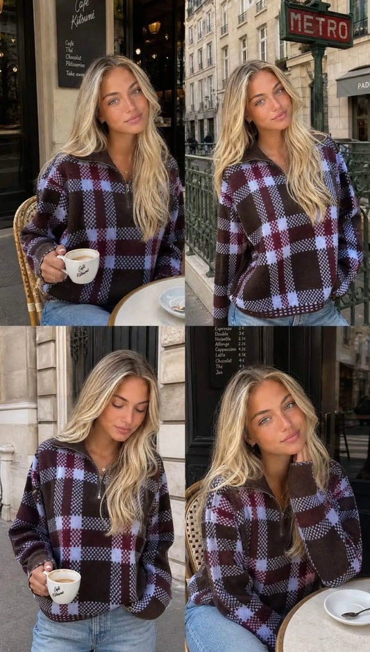 The Maeve print jumper
