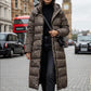 The leopard print puffer coat