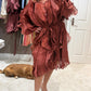 The Freya organza silk dress