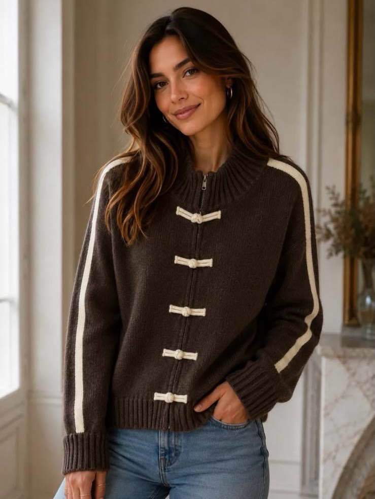 Chunky knit cardigan