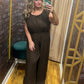 Pleated jumpsuit