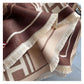 Geometric & horses print scarf