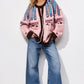 The Paloma faux fur cardigan