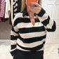 Luxe stripe knit jumper