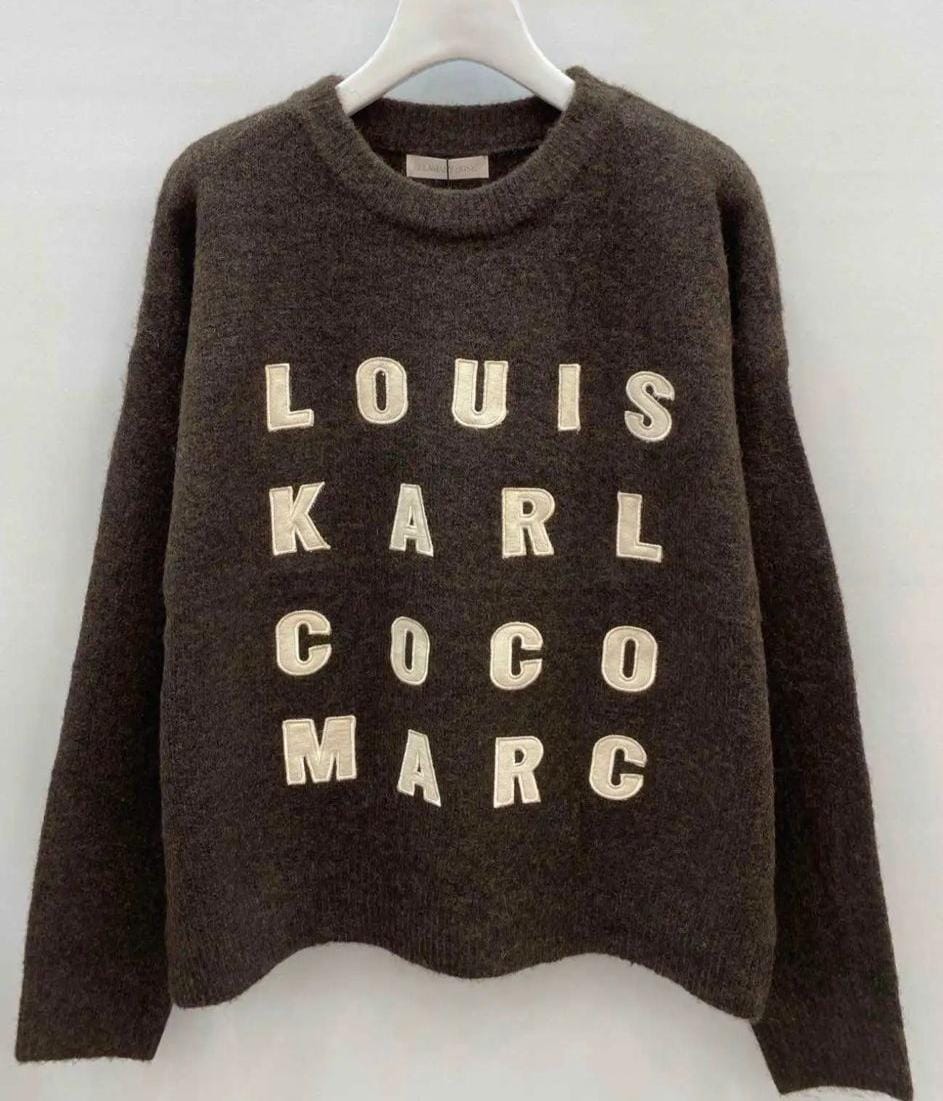 Inspired knit jumper