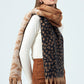 Dual leopard print scarf