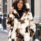 The Brielle faux fur hooded coat